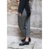 Classic trousers, herringbone wool drap