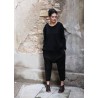 Unisex sweater, black heavy jersey