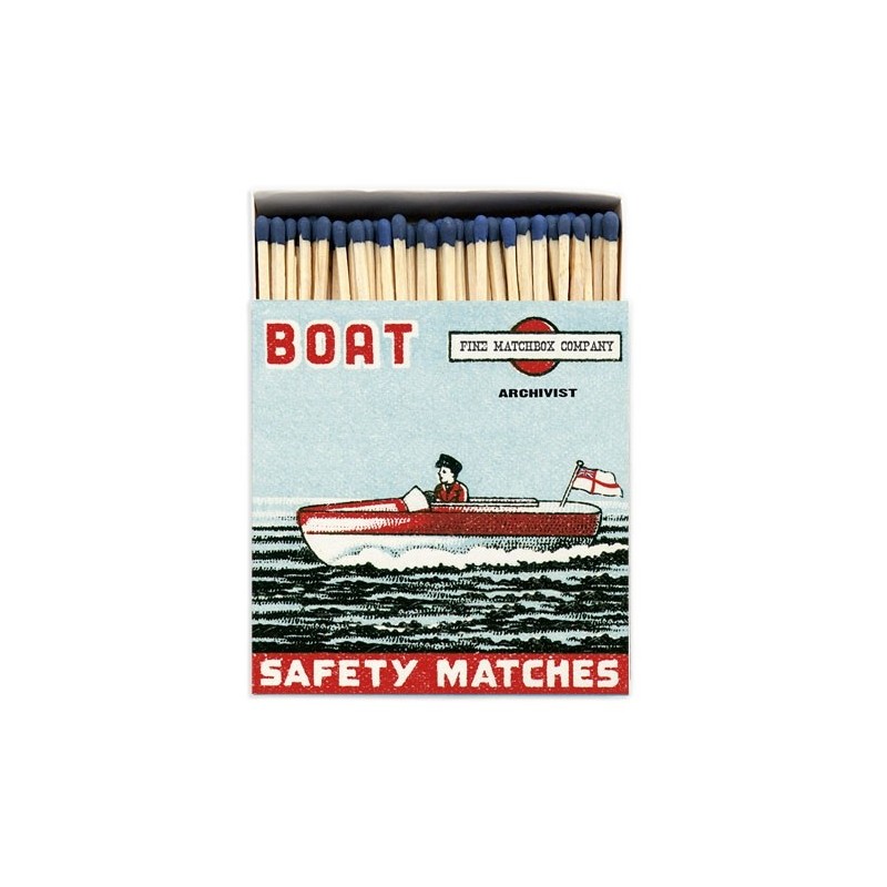 Square matchbox "Boat"