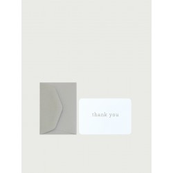 Mini card + enveloppe "Thank you"