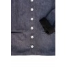 Man jacket, blue recycled denim