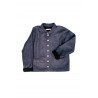 Man jacket, blue recycled denim