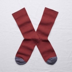 "Plain" socks, Crimson