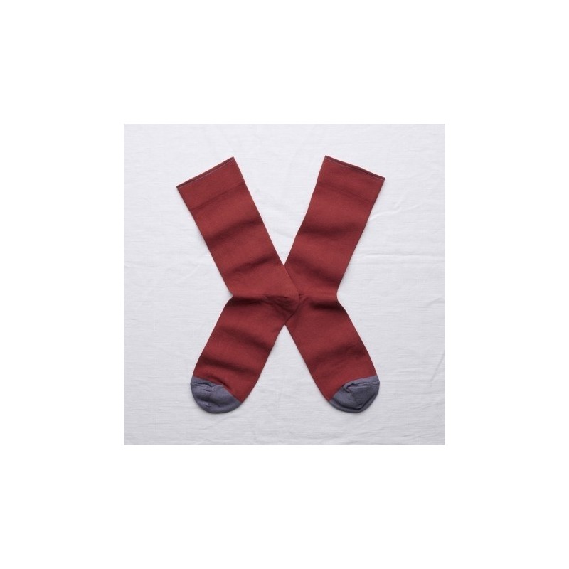 "Plain" socks, Crimson