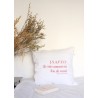 Pillow cases "JSAFDV" red