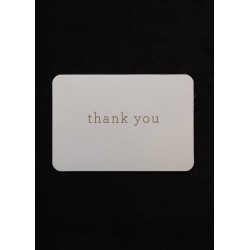 Mini card + enveloppe "Thank you"