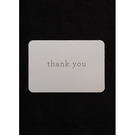 Mini card + enveloppe "Thank you"