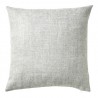 Coussin en alpaga gris clair