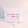 Pillow cases "L'amour Fou" red