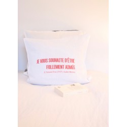 Pillow cases "L'amour Fou" red