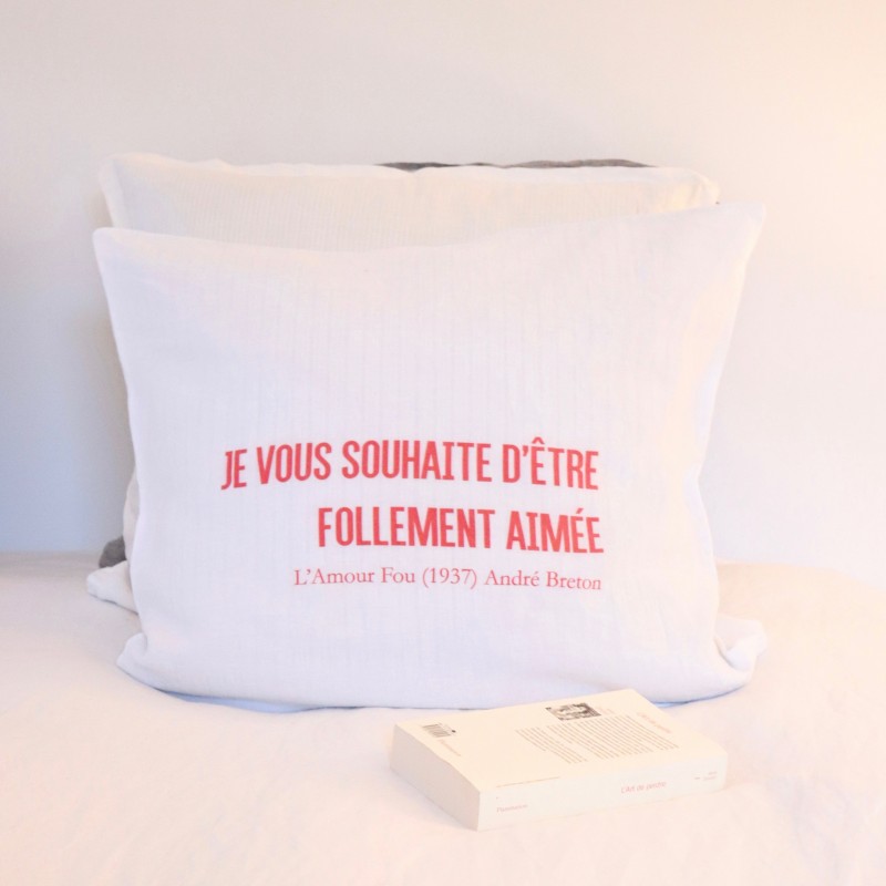 Pillow cases "L'amour Fou" red