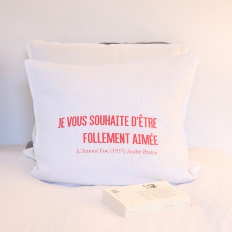 Pillow cases "L'amour Fou" red