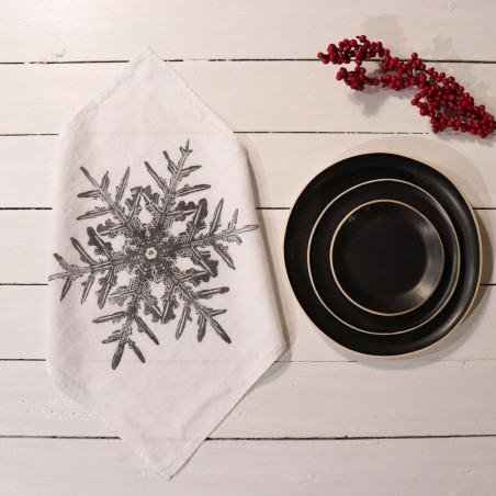 Napkins "Snowflake" white