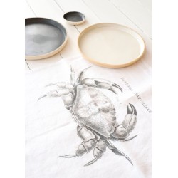 Napkins "Crab" white