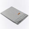 Light grey baby alpaga blanket