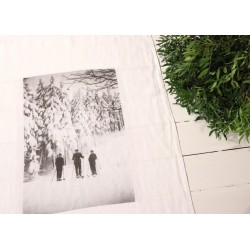 Dish towel "Forest" white