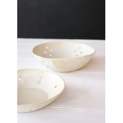 Natural ceramic holes cup