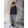 Unisex sweater, dark grey heavy jersey