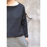 Winter 19 sweater, dark grey heavy jersey