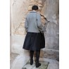 Woman jacket, herringbone wool drap