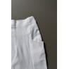 Pantalon été pour homme, lin épais blanc