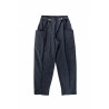 Summer trousers for man, blue recycled denim