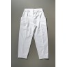 Summer trousers for man, white denim