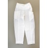 Summer trousers for man, white linen