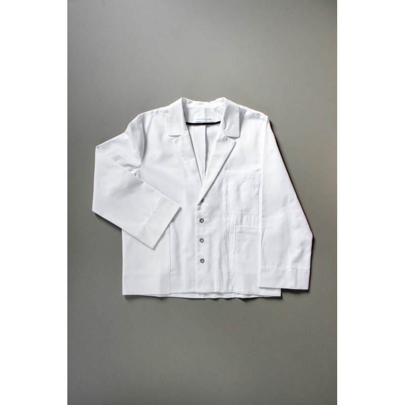 Veste de costume pour homme, jean blanc