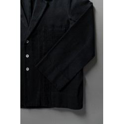 Suit jacket for man, black denim