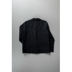 Suit jacket for man, black denim