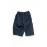 Short mixte pour homme, lin épais indigo