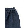 Unisex short, indigo heavy linen