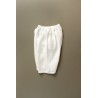 Unisex short, white heavy linen