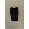 Unisex short, black linen