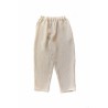 Long trousers, natural heavy linen