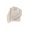 Man jacket, natural heavy linen