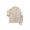 Man jacket, natural heavy linen