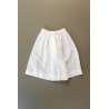 Uniform skirt, white linen