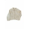 Woman jacket, natural heavy linen