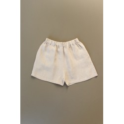 Short, natural linen