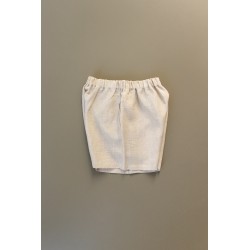 Short, natural linen