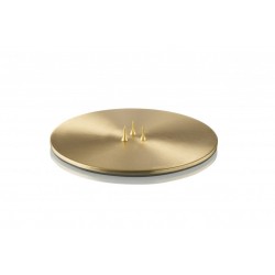 Candle plate, gold