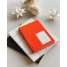 Carnet EVEN, rouge orangé