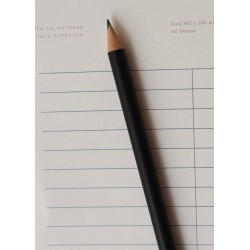 Magnetic paper pencil, black