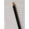 Magnetic paper pencil, black