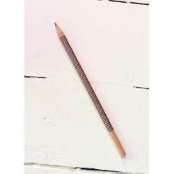 Magnetic paper pencil, blue stripes