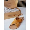 Sandals Uzes, brown leather