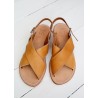 Sandals Uzes, brown leather