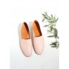 Chaussures Maury, cuir nude